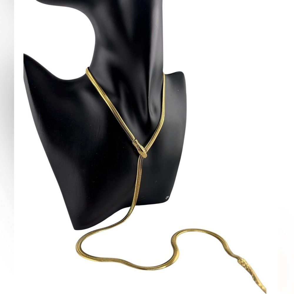 Anthropologie Serpenti Inspired Snake Necklace - Picture 9 of 11